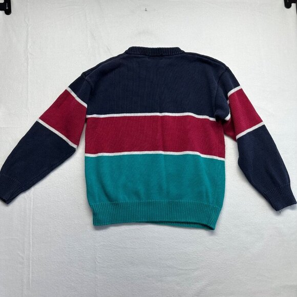 Par Four Womens Vintage Argyle Golf Crewneck Pullover Sweater Size L Preppy - Picture 3 of 11